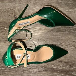 Steve Madden Green Stiletto Heels